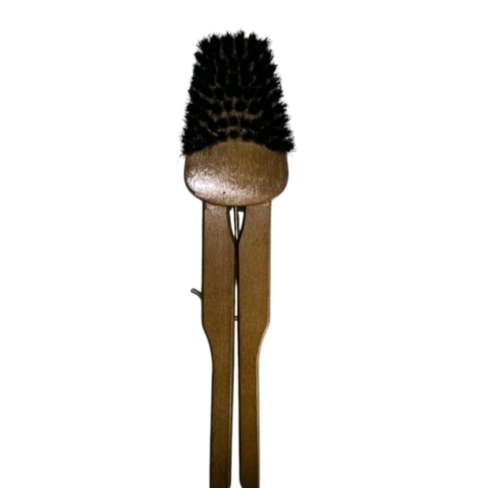 Antique German Kronenberg Solingen Razor - Flodable Wooden Hanger & Accessories - Picture 7 of 12